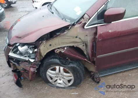 2007 Honda Odyssey Ex-L z USA, uszkodzony, nr VIN 5FNRL38677B089229